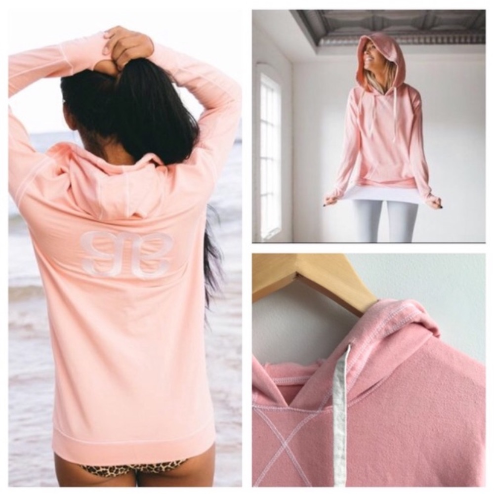 Albion Fit Ballet Pink Signature Hoodie // XS